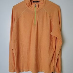 Agave Cotton 1/4 Zip Long Sleeved Top